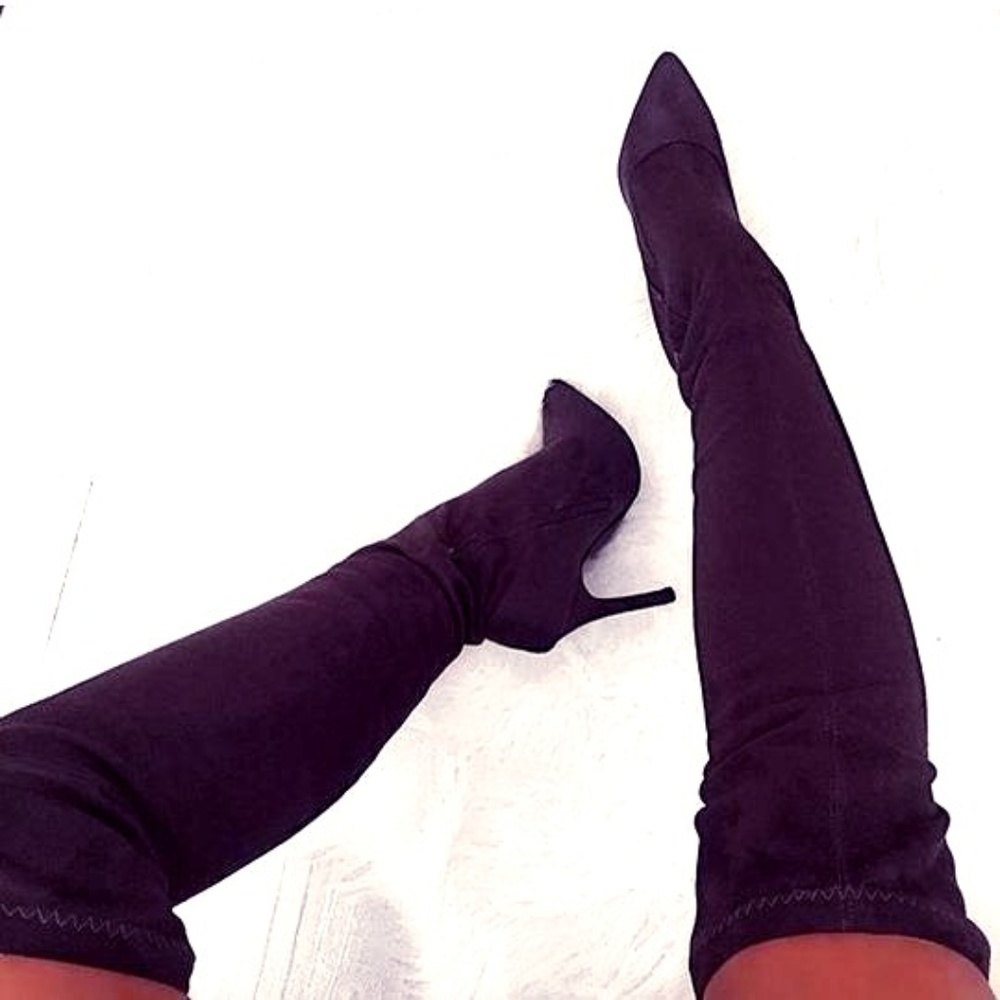 Black Suede Boots
